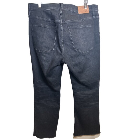J. Crew Jeans Billie Demi Boot Crop Button Fly Black Wash Women's Size 31 - Picture 9 of 16